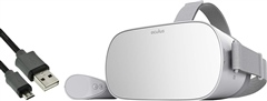 Oculus GO VR Headset (With Controller and Micro USB) - 64GB, B